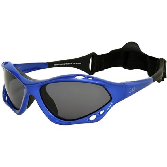 Classic Floating Polarized Sunglasses With Strap for Extreme Sports - Picture 1 of 5